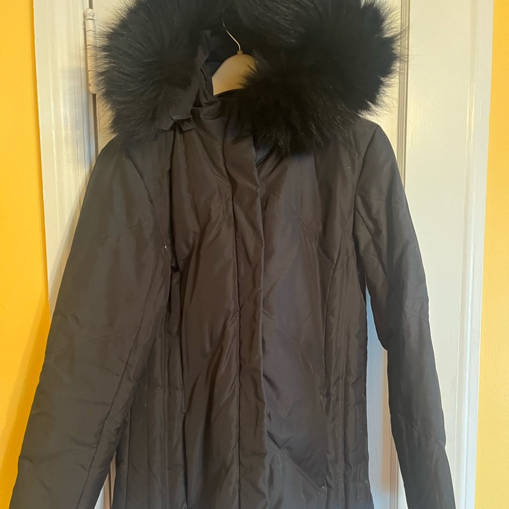 Black winter coat by mix it